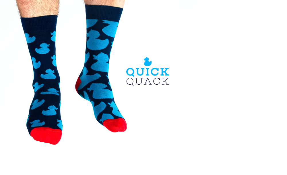 Skarpetki w kaczuszki kaczki